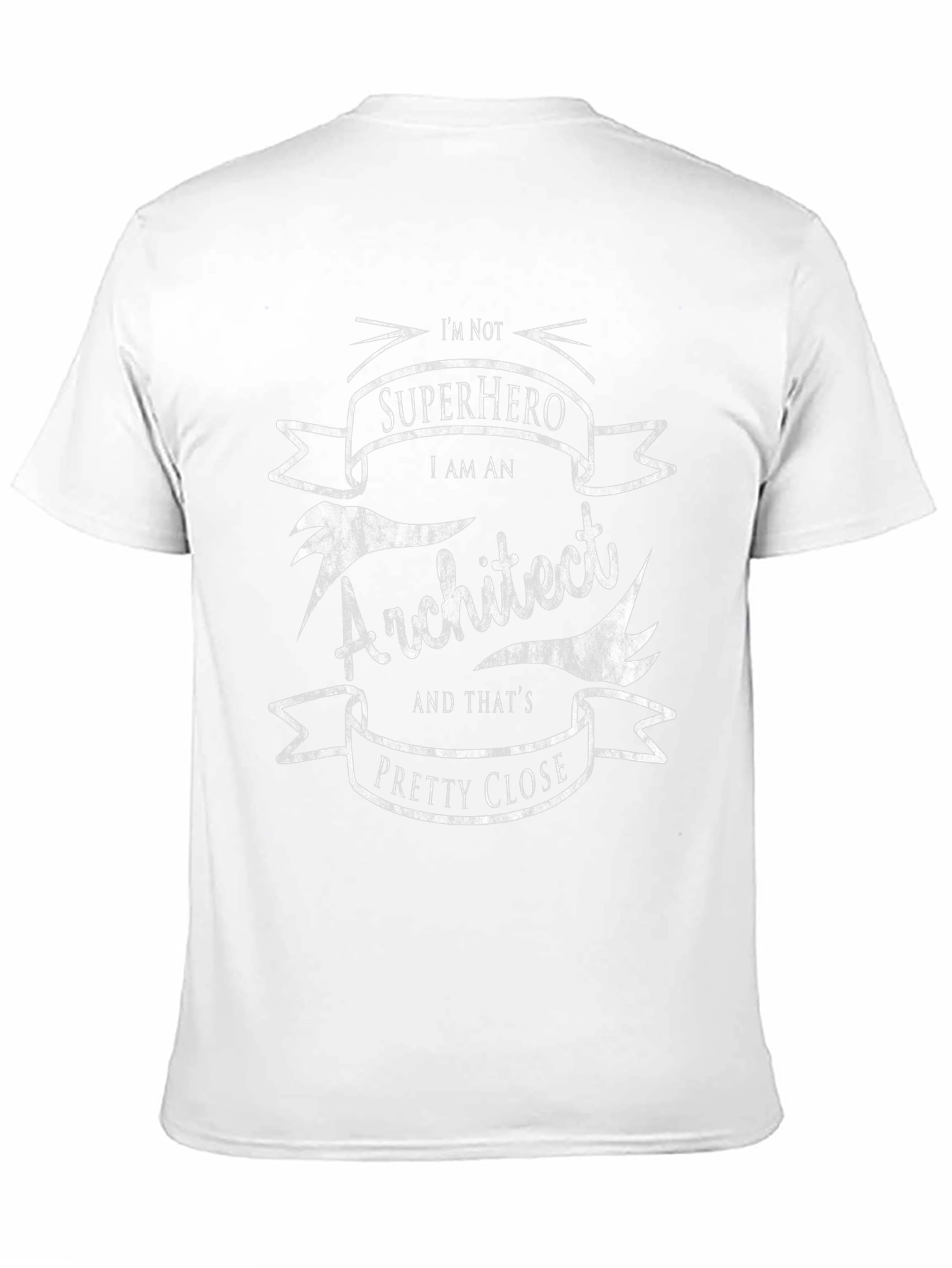 Architect Superhero T-Shirt - Black Cotton Graphic Tee