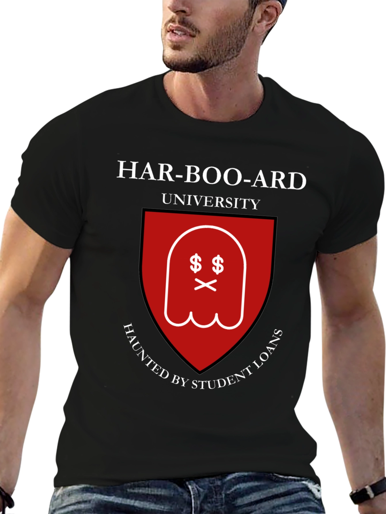Har-Boo-Ard University Haunted Student Loan T-Shirt