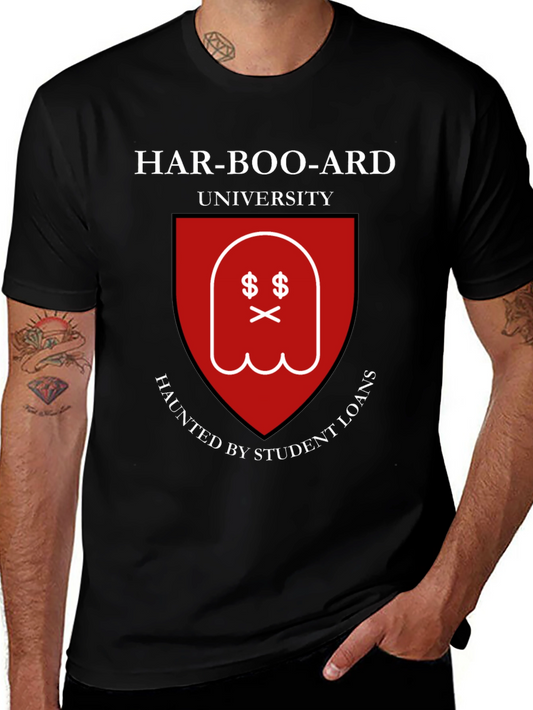 Har-Boo-Ard University Haunted Student Loan T-Shirt