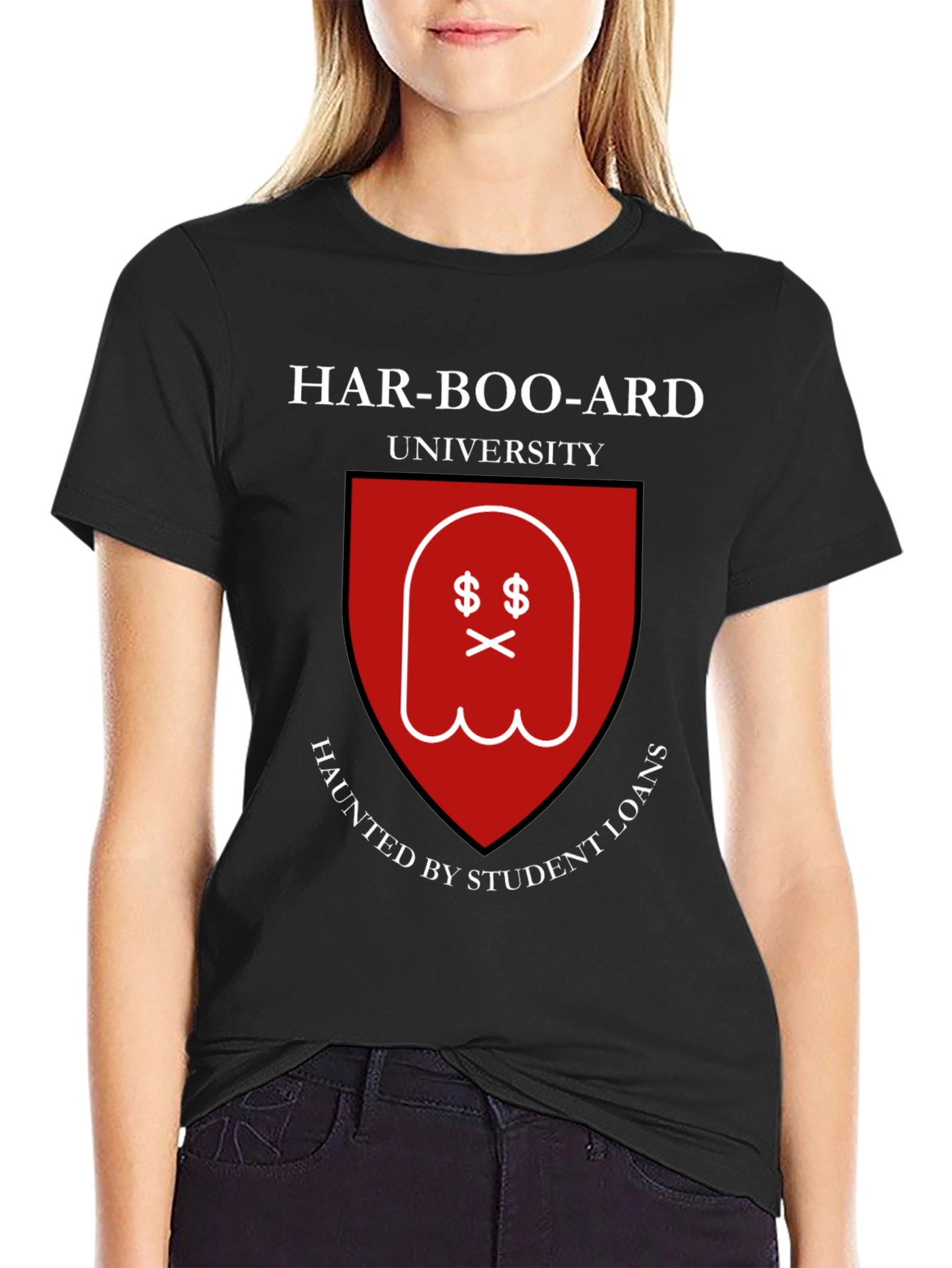 Har-Boo-Ard University Haunted Student Loan T-Shirt