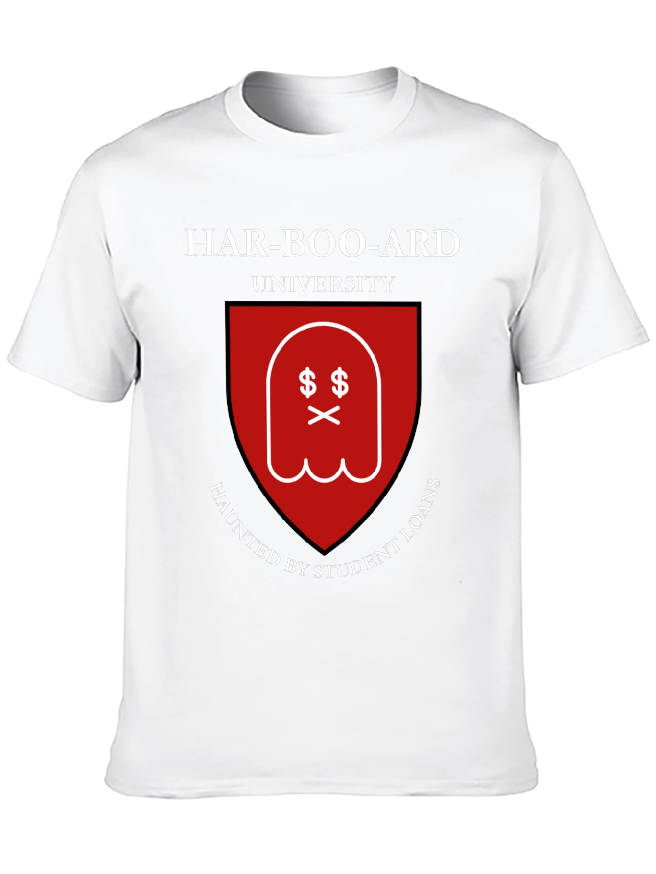 Har-Boo-Ard University Haunted Student Loan T-Shirt