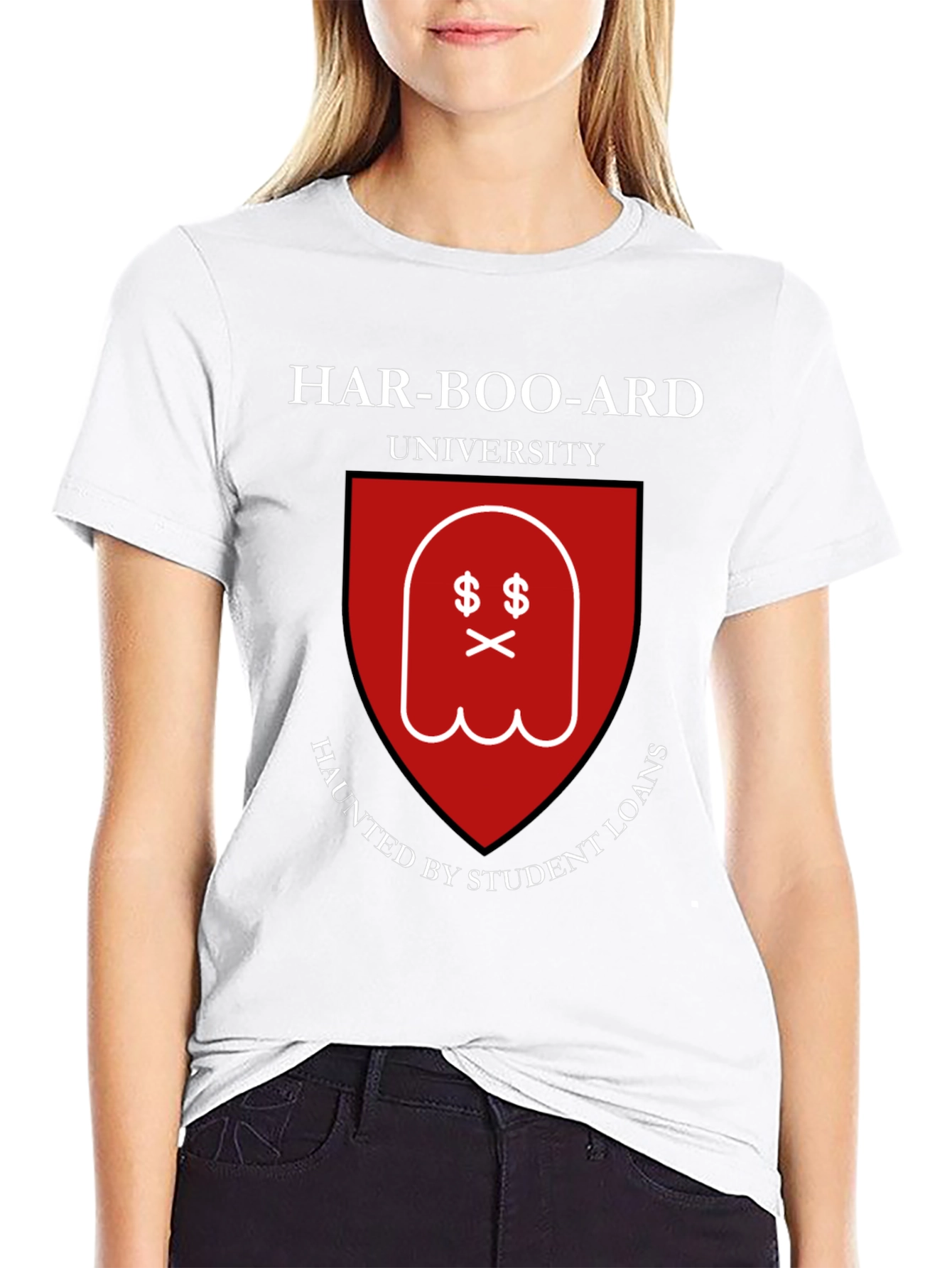 Har-Boo-Ard University Haunted Student Loan T-Shirt