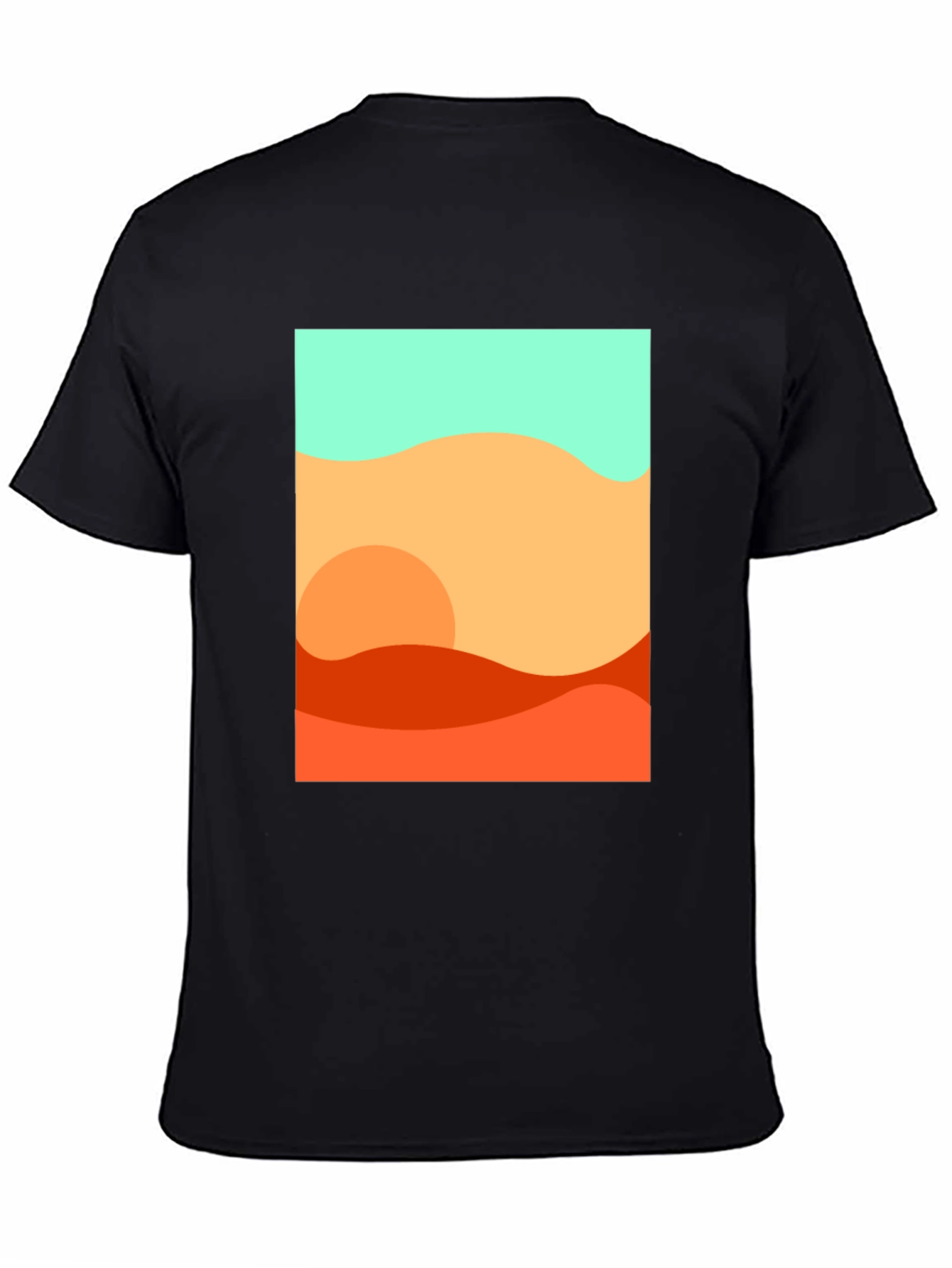 Abstract Desert Graphic Tee - Stylish Comfort
