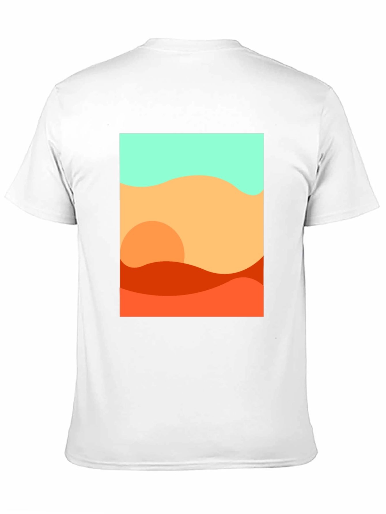 Abstract Desert Graphic Tee - Stylish Comfort