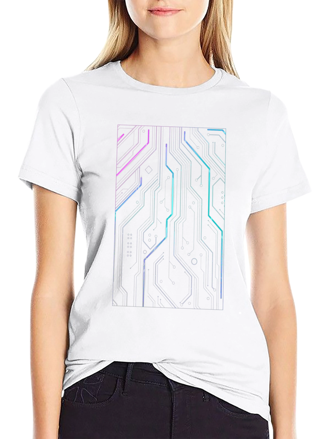 Cyber Circuit Board Tee