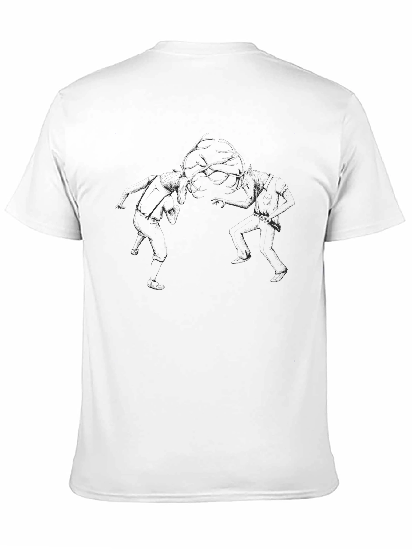 Mens Black Graphic Print Crew Neck T-Shirt
