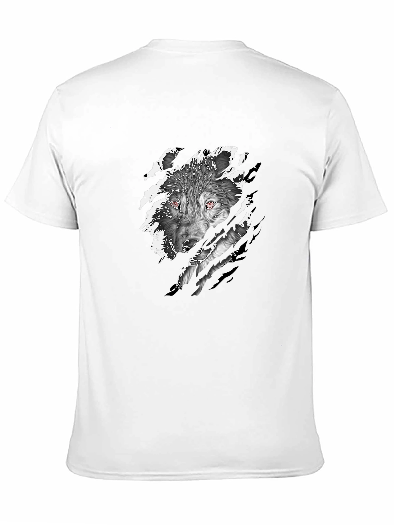 Black Wolf Graphic Tee - Fierce Style