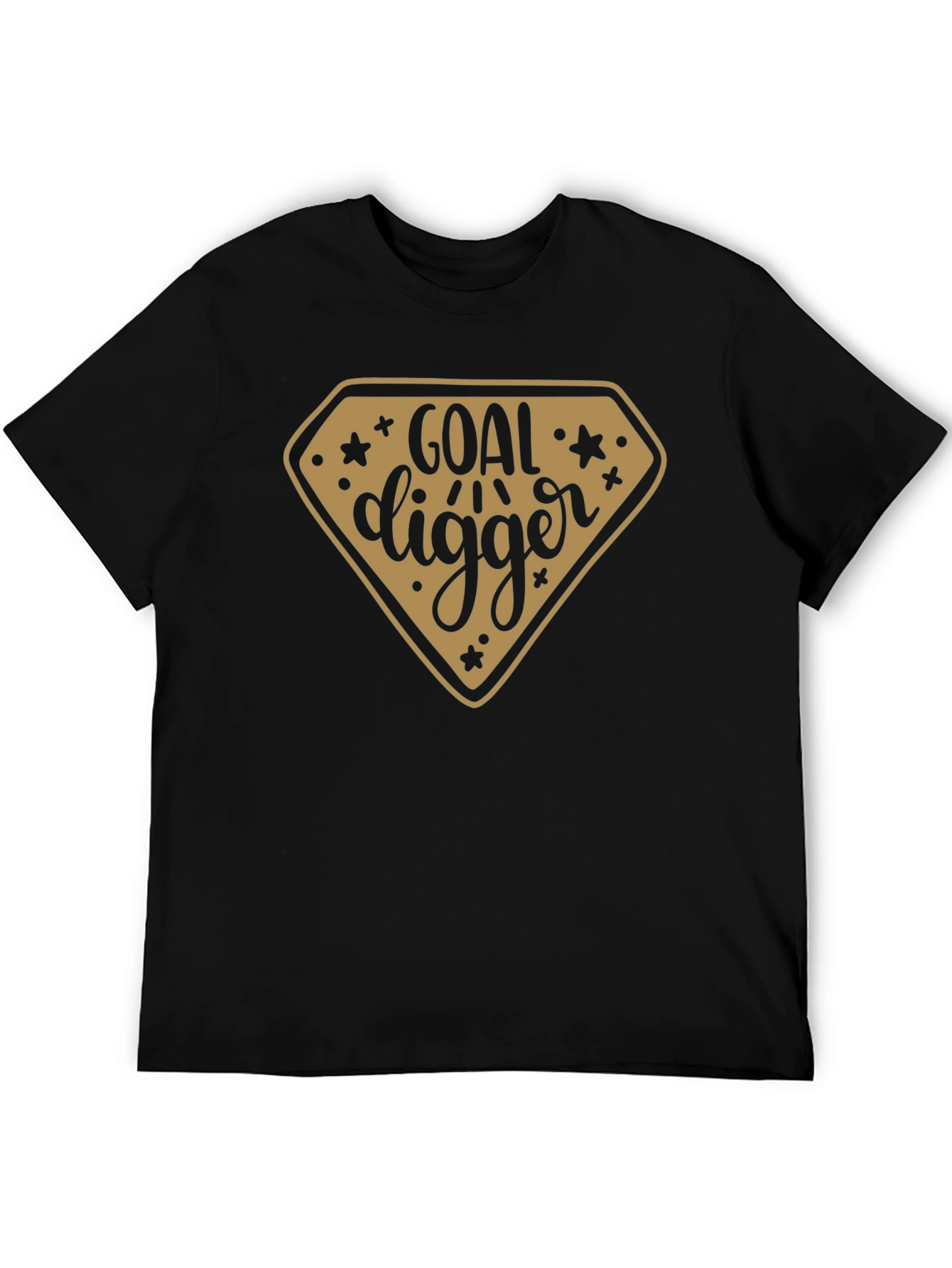 Goal Digger Graphic T-Shirt - Black