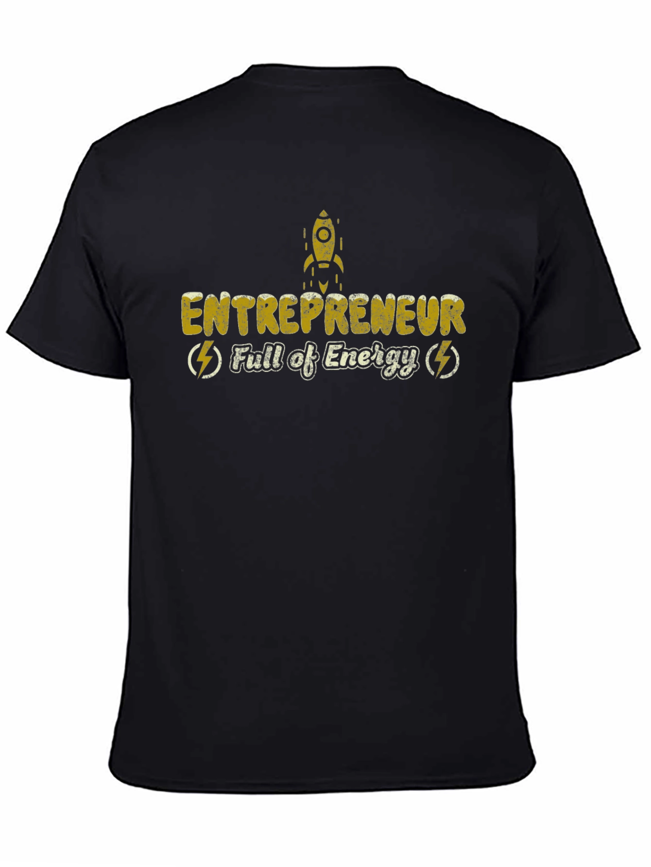 Entrepreneur Full of Energy Black T-Shirt