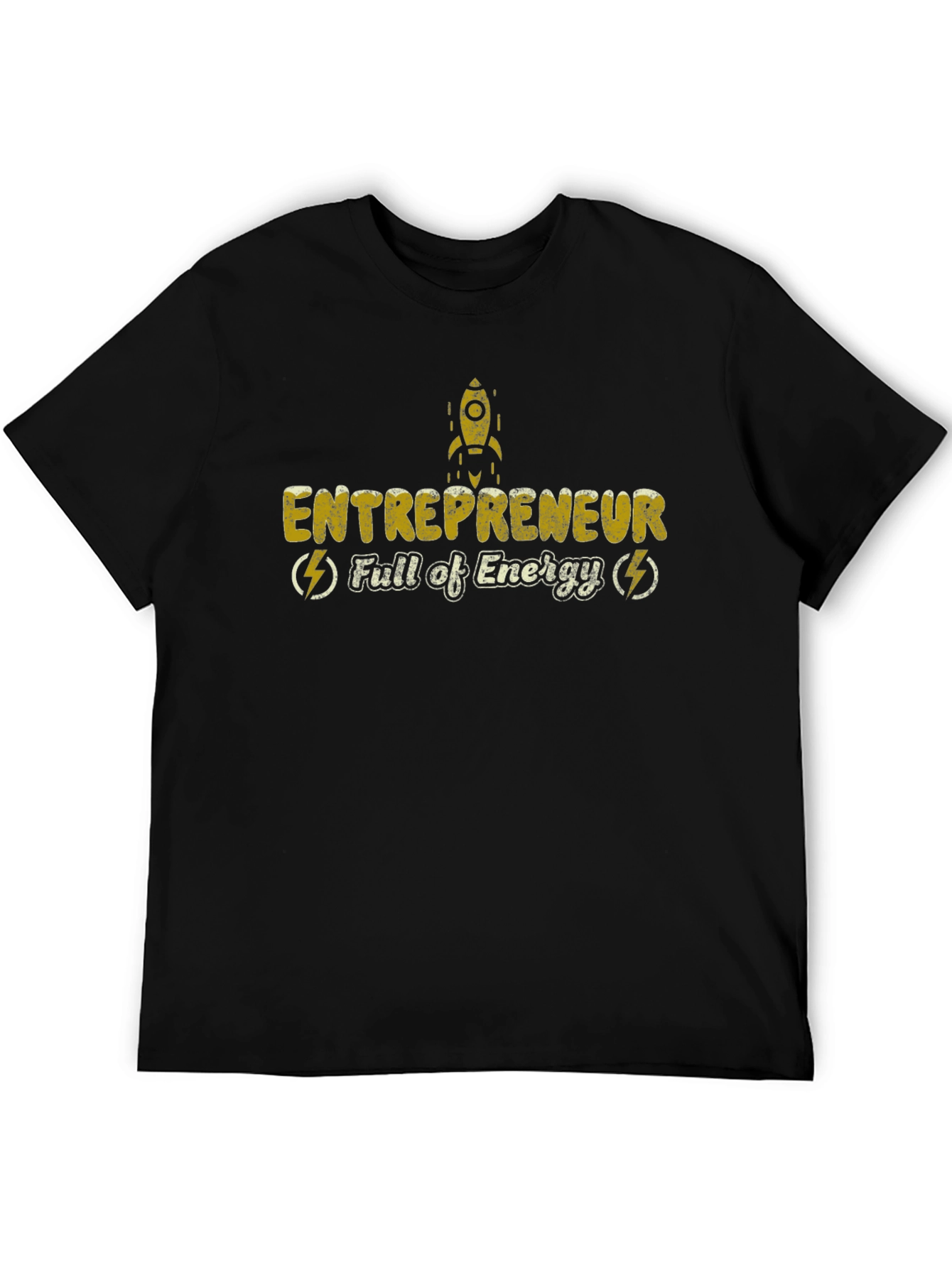 Entrepreneur Full of Energy Black T-Shirt