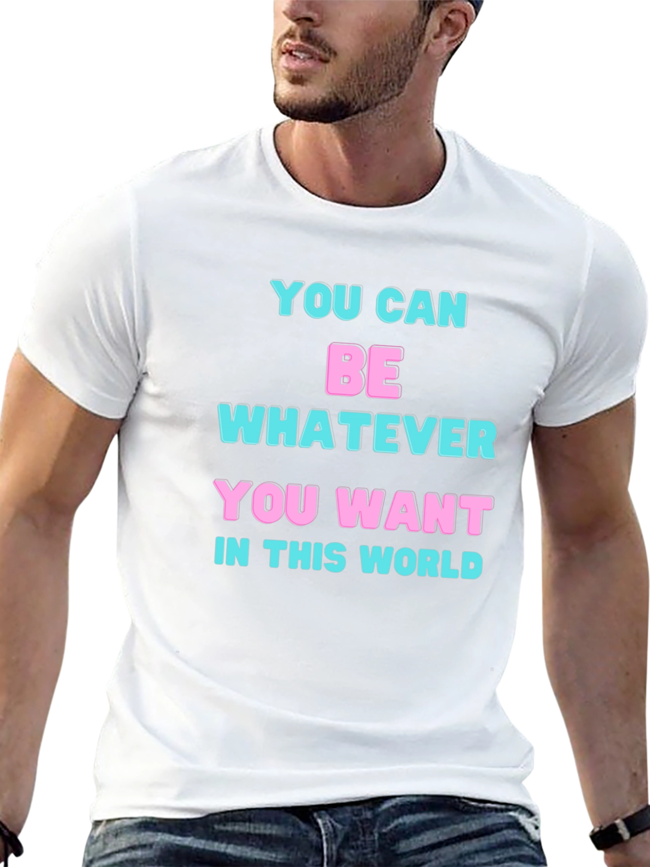 Inspirational Statement Black T-Shirt