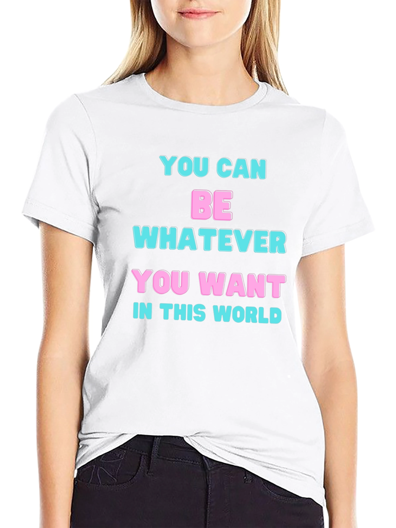 Inspirational Statement Black T-Shirt