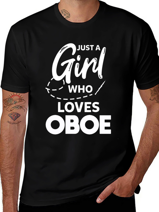 Just a Girl Who Loves Oboe T-Shirt
