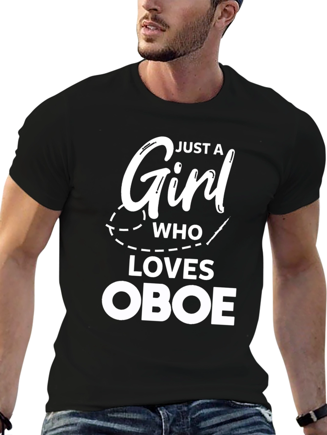 Just a Girl Who Loves Oboe T-Shirt