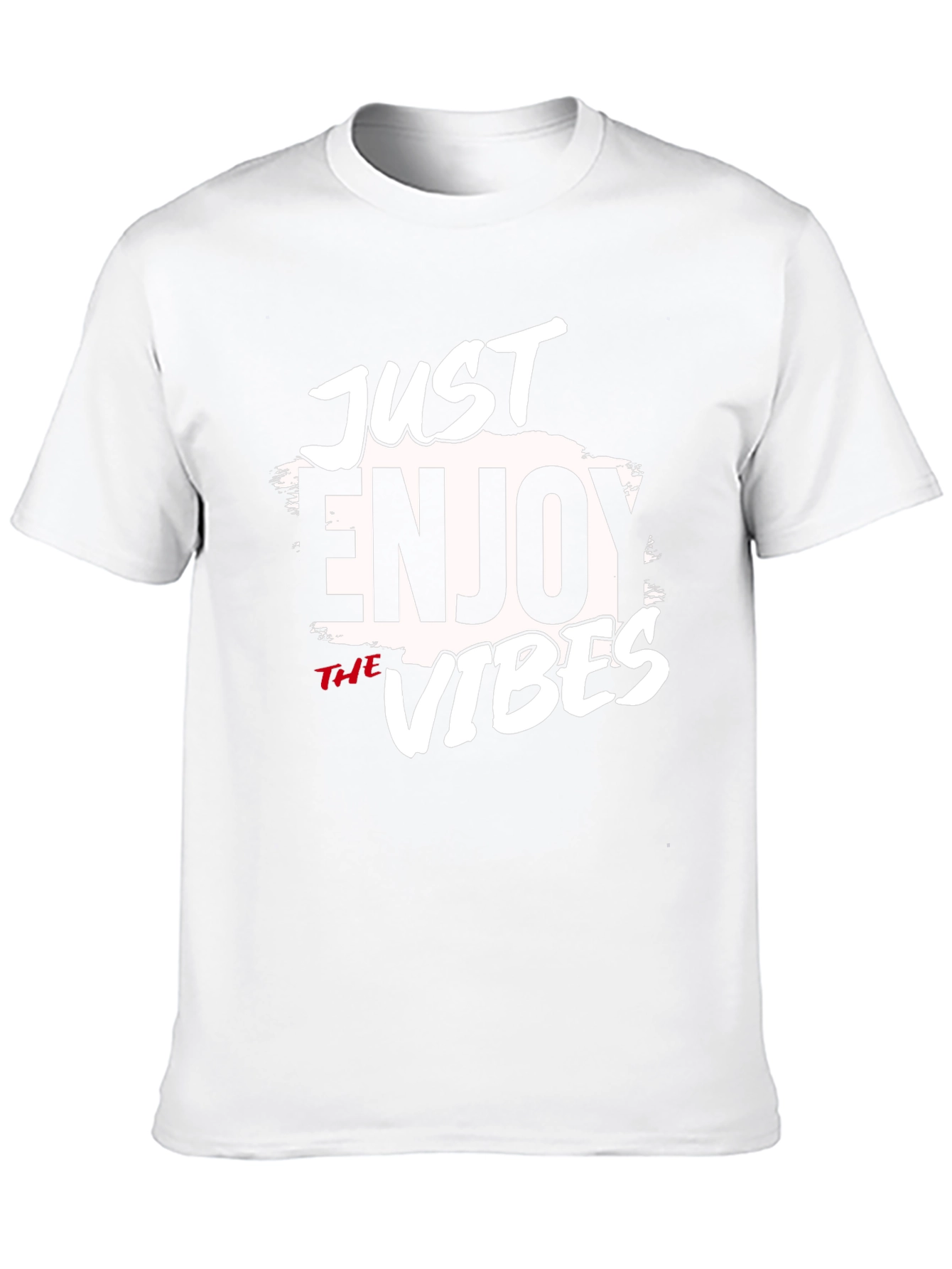 Just Enjoy The Vibes Black Graphic Tee