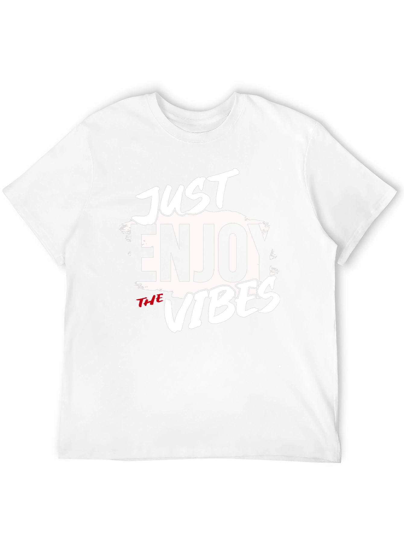 Just Enjoy The Vibes Black Graphic Tee