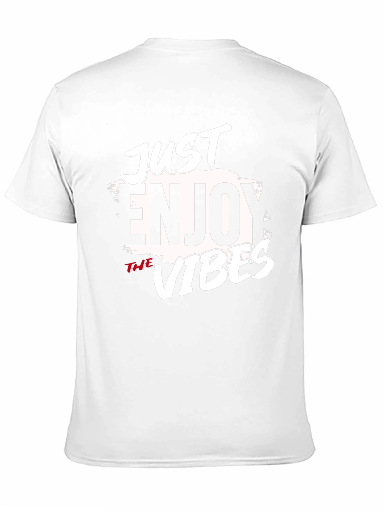 Just Enjoy The Vibes Black Graphic Tee