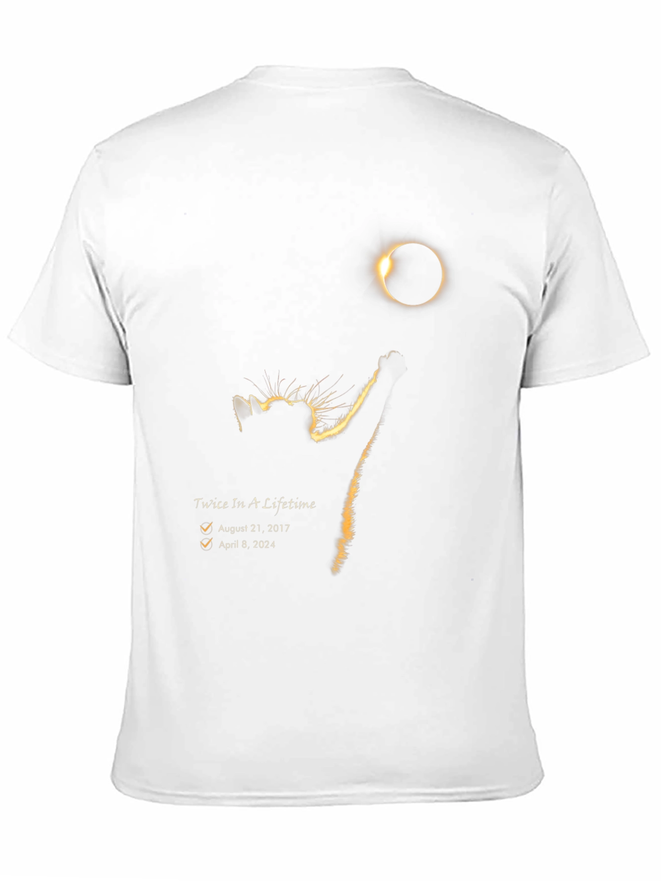 Eclipse Cat T-Shirt - Twice In A Lifetime