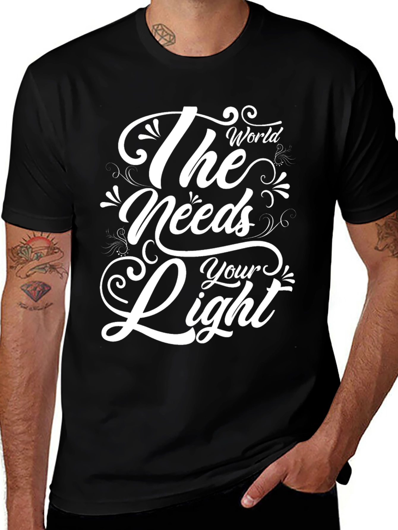The World Needs Your Light Graphic T-Shirt
