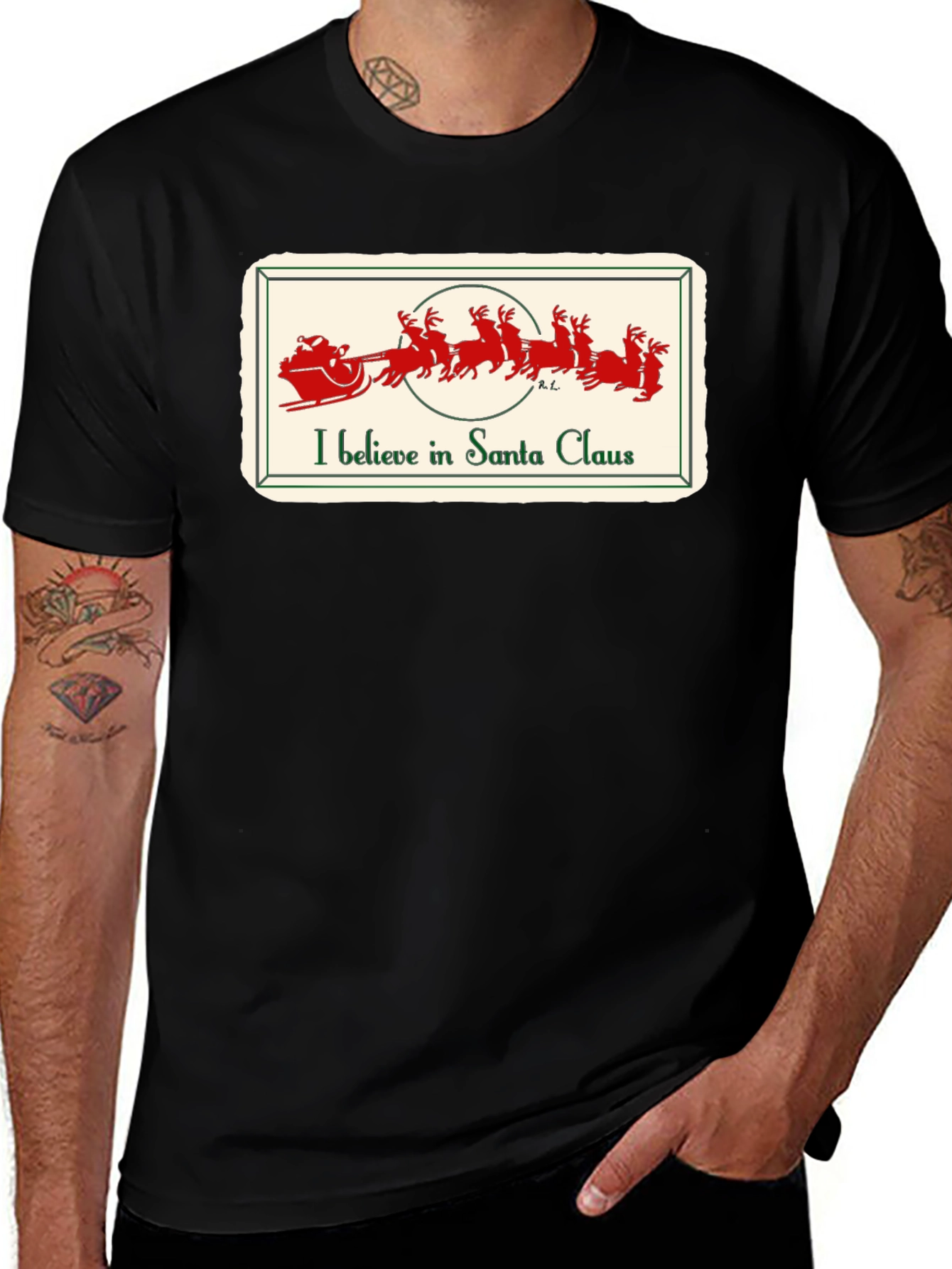 Santa Claus Holiday Tee