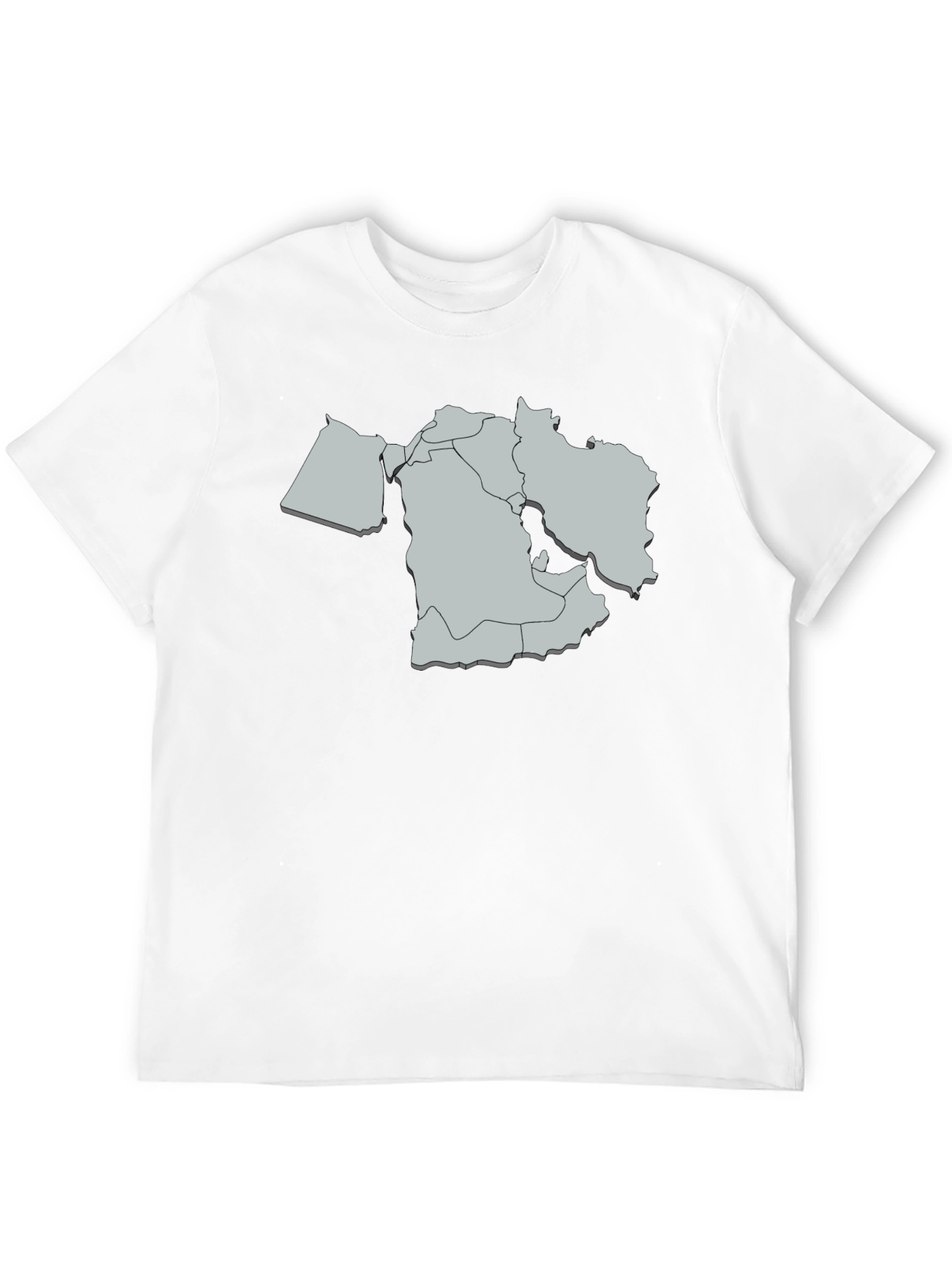 Middle East Map Graphic T-Shirt