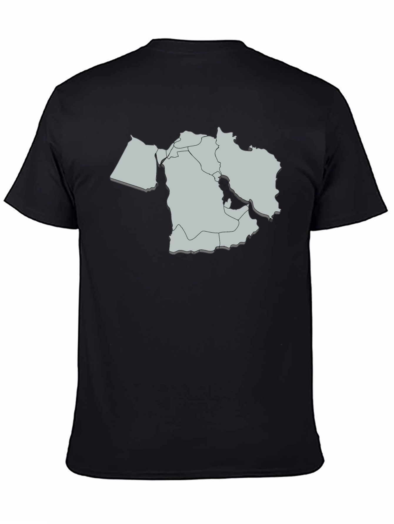 Middle East Map Graphic T-Shirt
