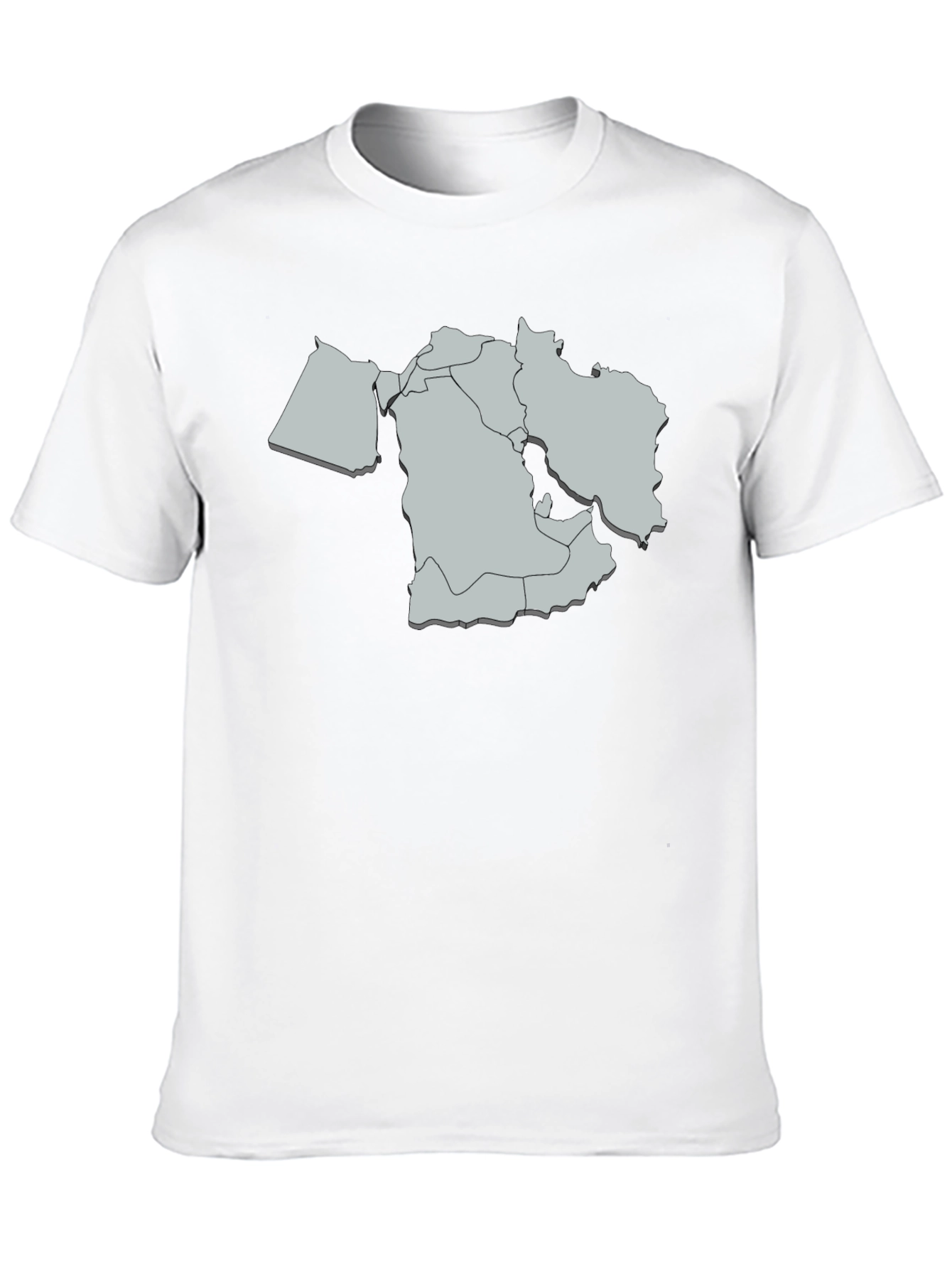 Middle East Map Graphic T-Shirt