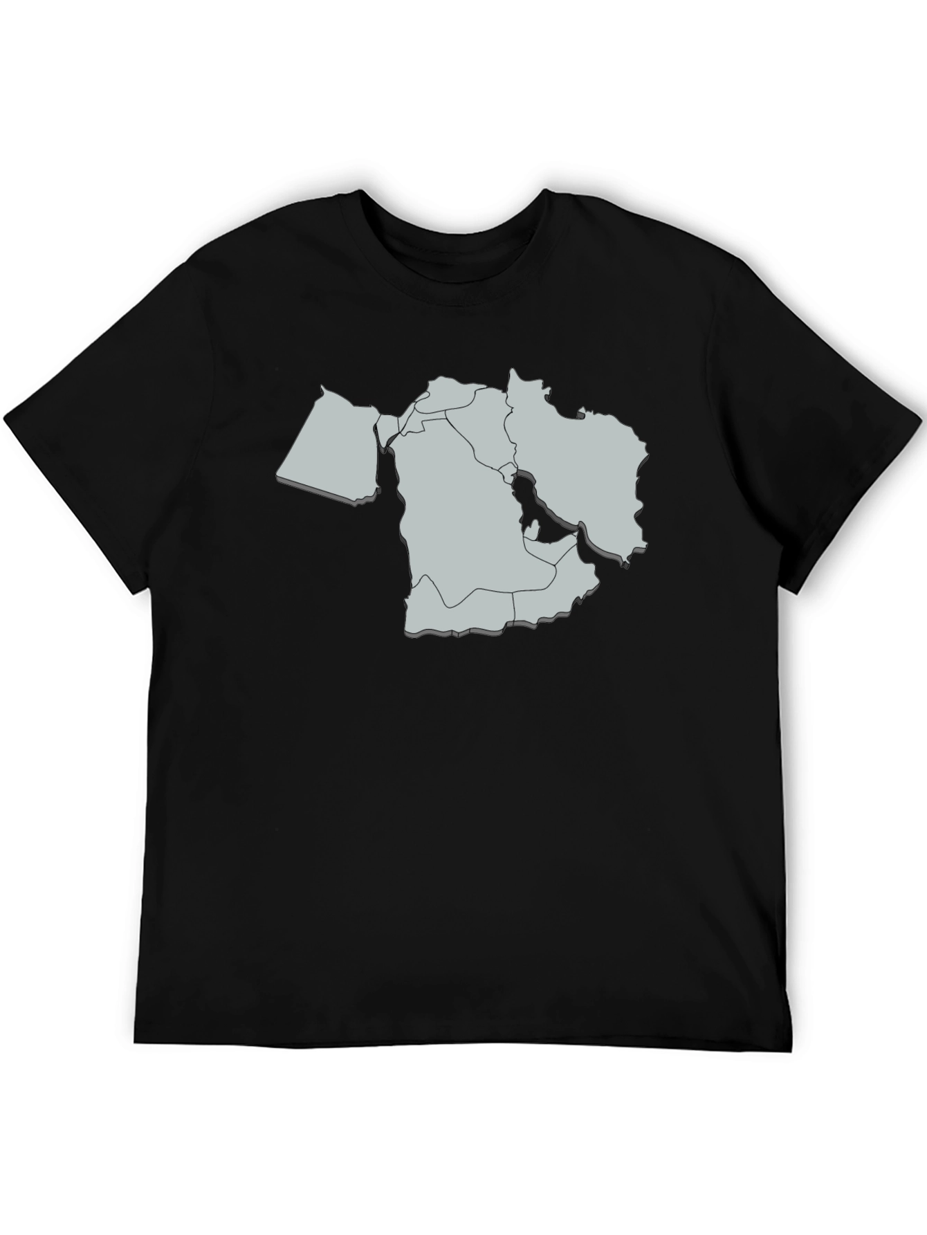 Middle East Map Graphic T-Shirt