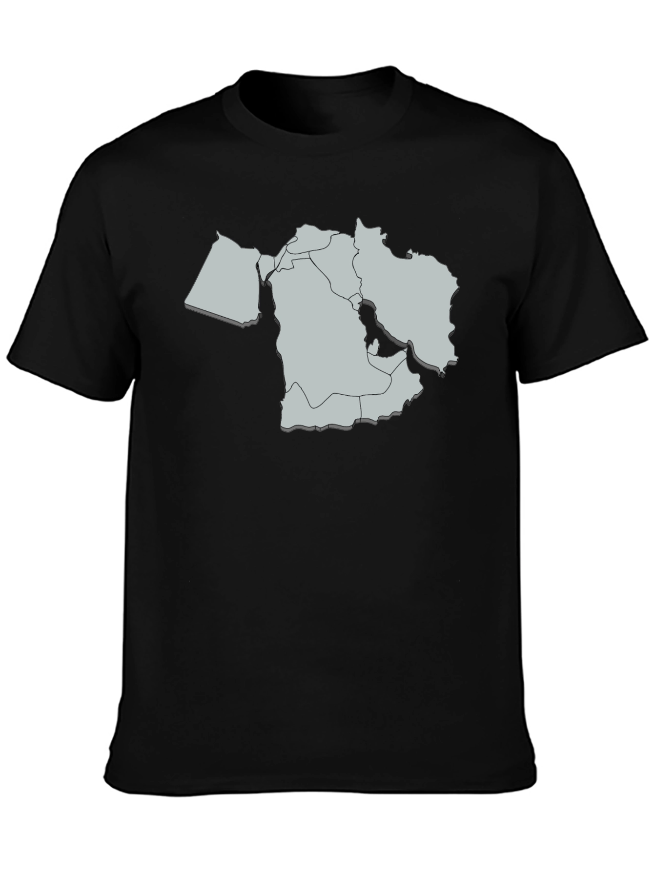 Middle East Map Graphic T-Shirt
