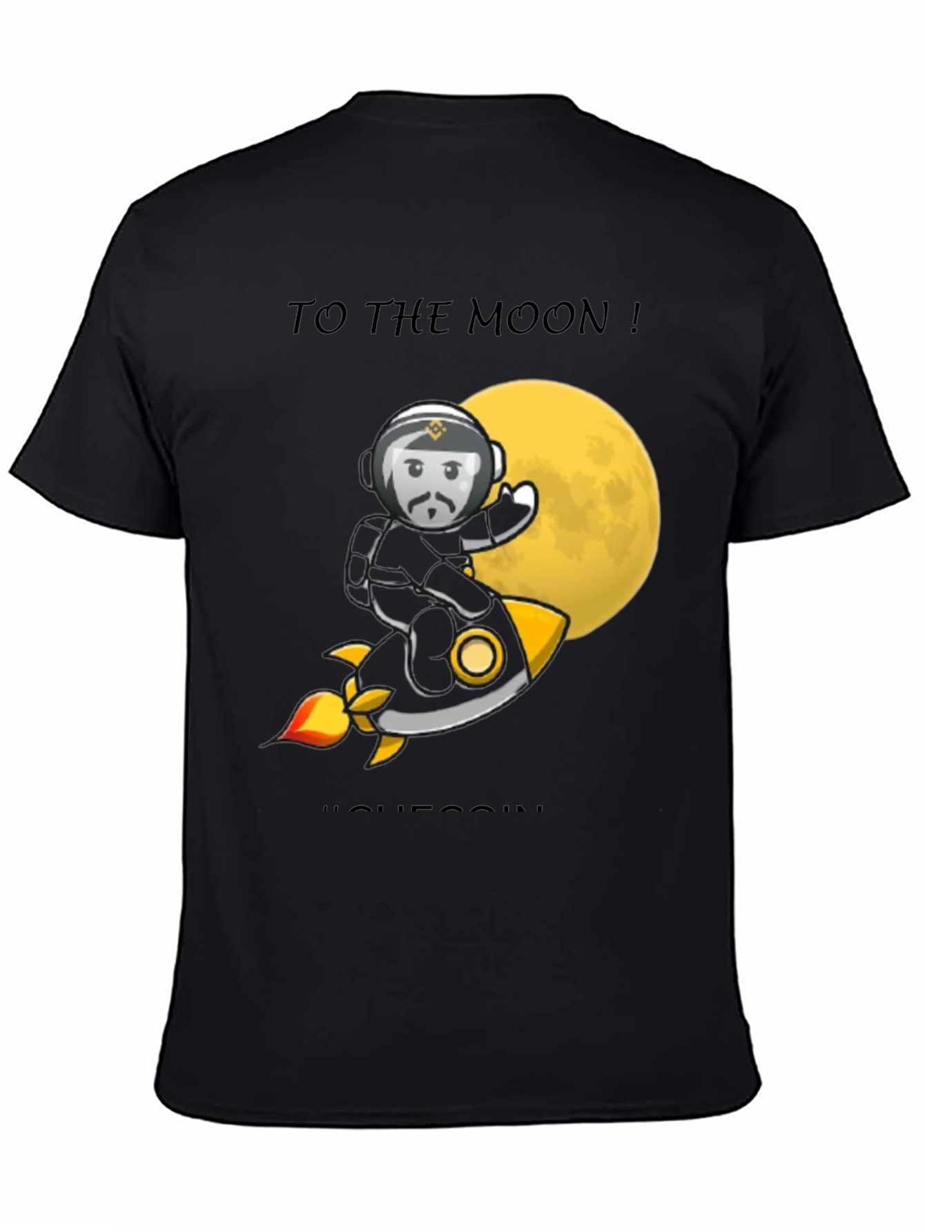 To the Moon T-Shirt | Crypto Tee | Black