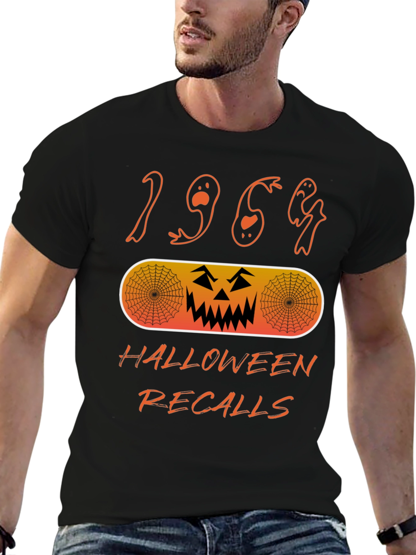 Halloween 1969 Ghostly Retro T-Shirt