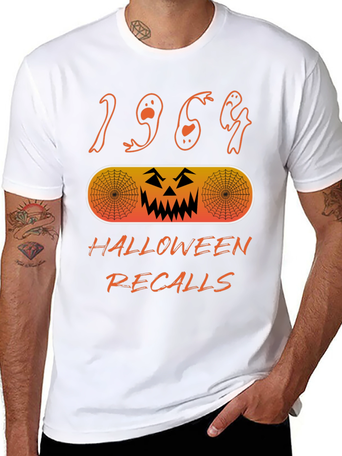 Halloween 1969 Ghostly Retro T-Shirt