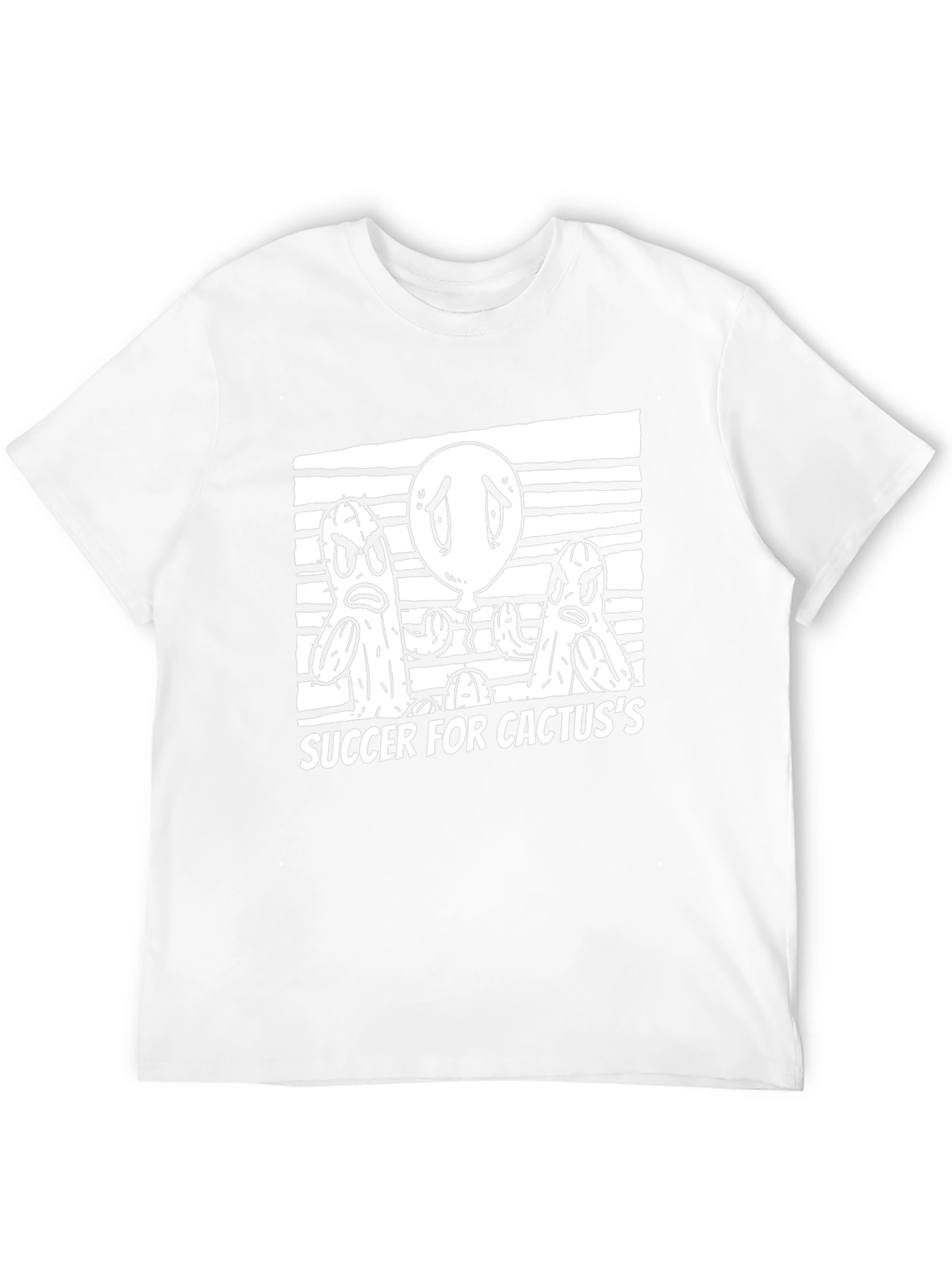 Succer for Cactuss Black Graphic Tee