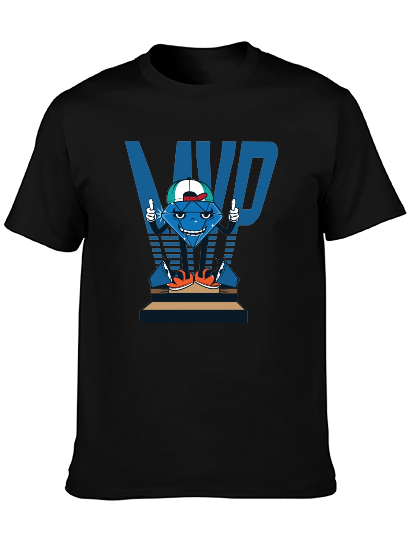 Diamond MVP Graphic T-Shirt - Cool Black Tee