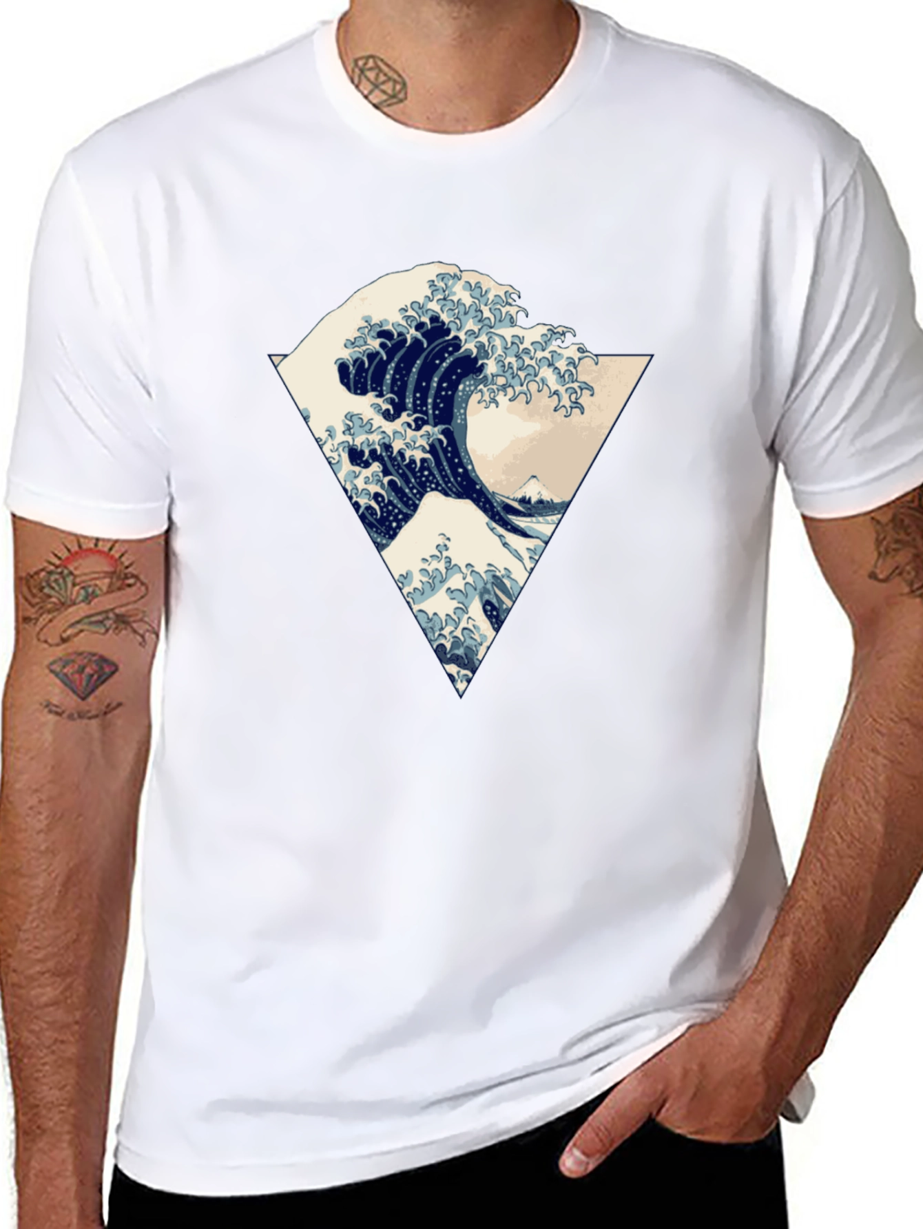 Great Wave Graphic Tee - Classic Japanese Art