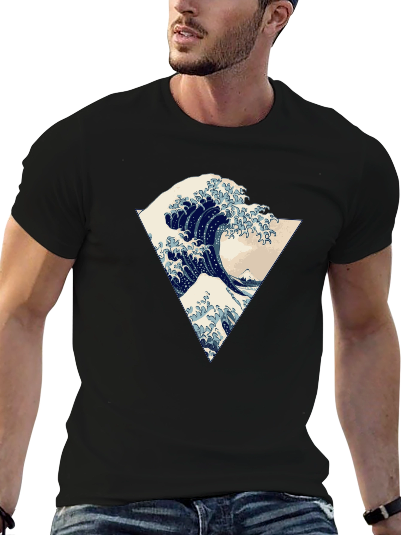 Great Wave Graphic Tee - Classic Japanese Art