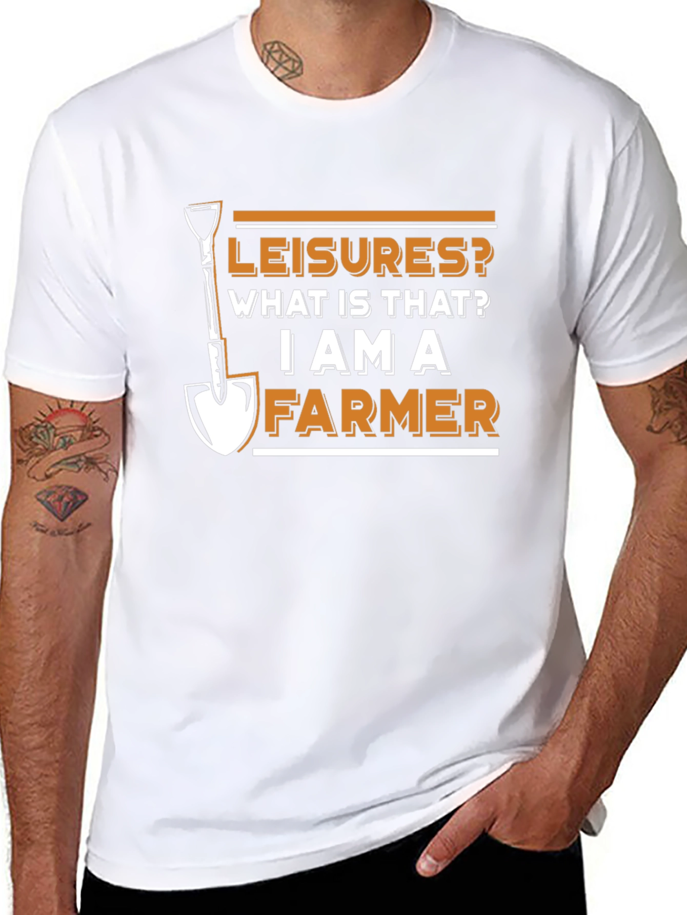 Leisures? I Am A Farmer Graphic T-Shirt