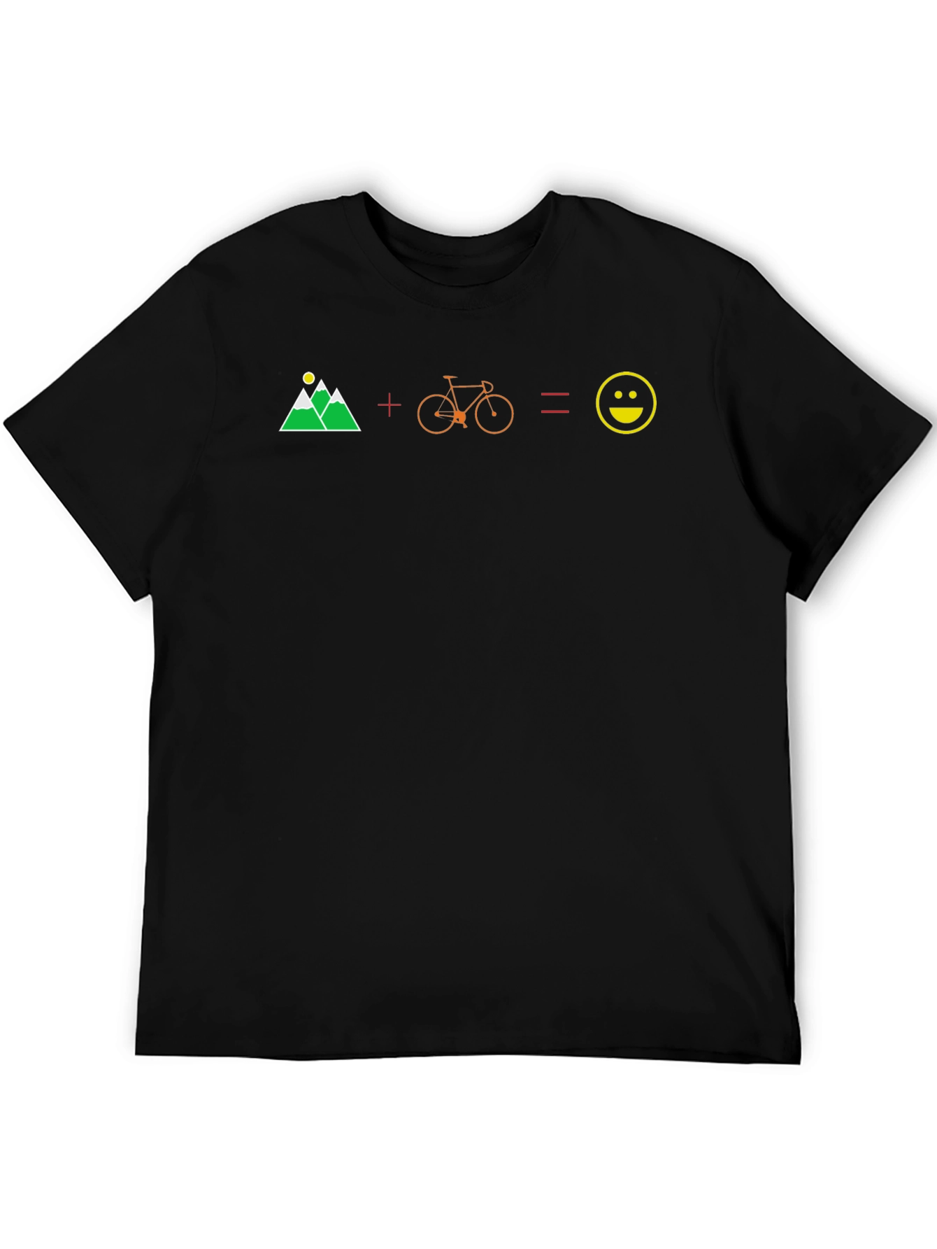 Mountain Bike Equals Happiness T-Shirt