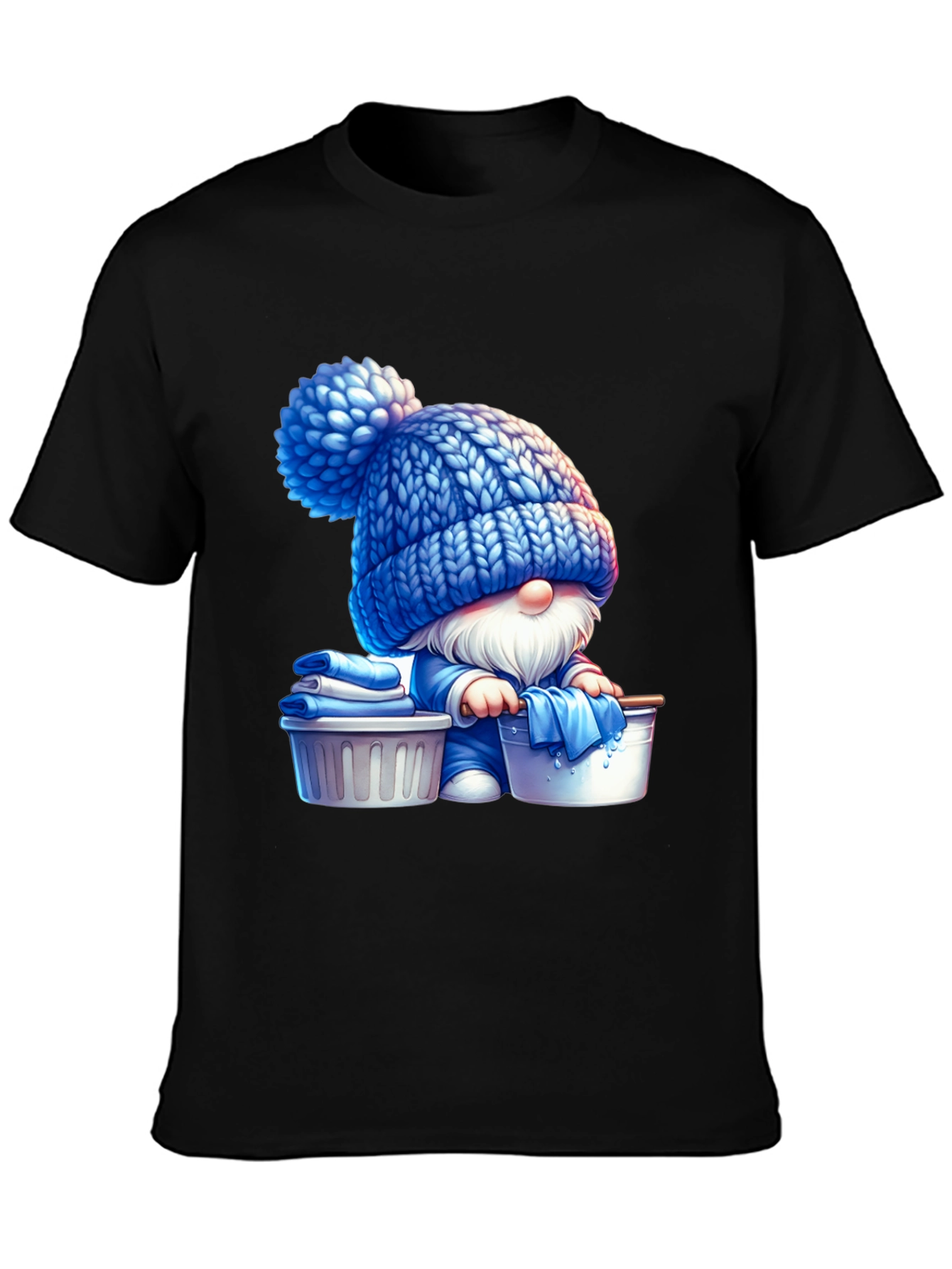 Gnome Laundry Day T-Shirt - Unique Graphic Tee