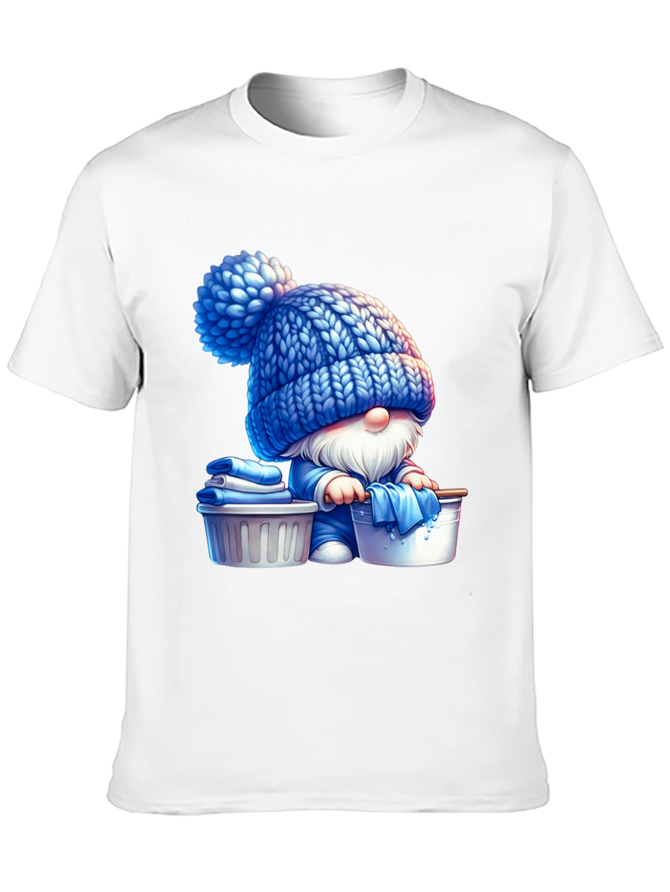 Gnome Laundry Day T-Shirt - Unique Graphic Tee