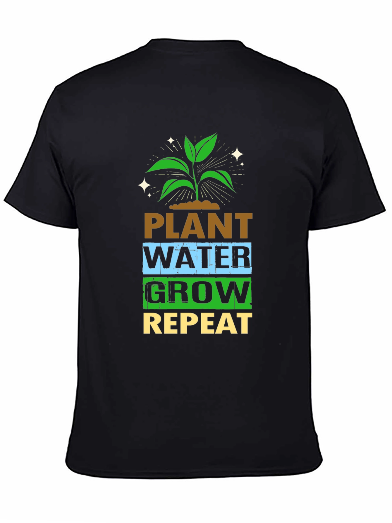Plant Water Grow Repeat Graphic Tee