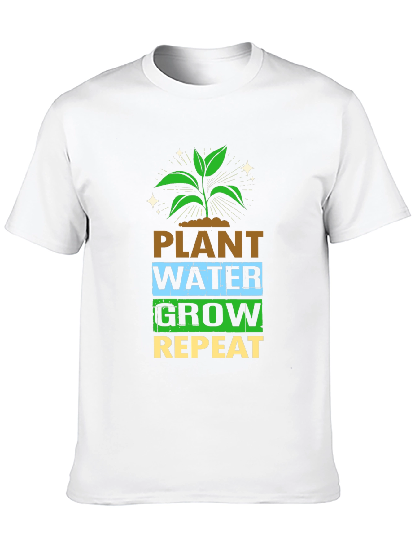 Plant Water Grow Repeat Graphic Tee