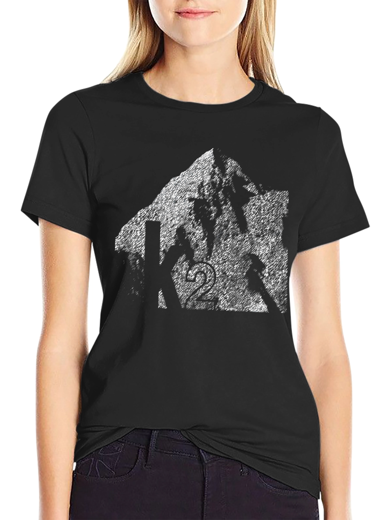 Distressed Graphic Tee - Mountain Adventure