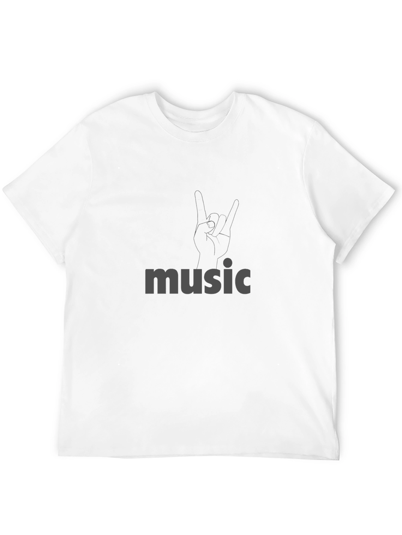 Rock On Music T-Shirt - Stylish Black Tee