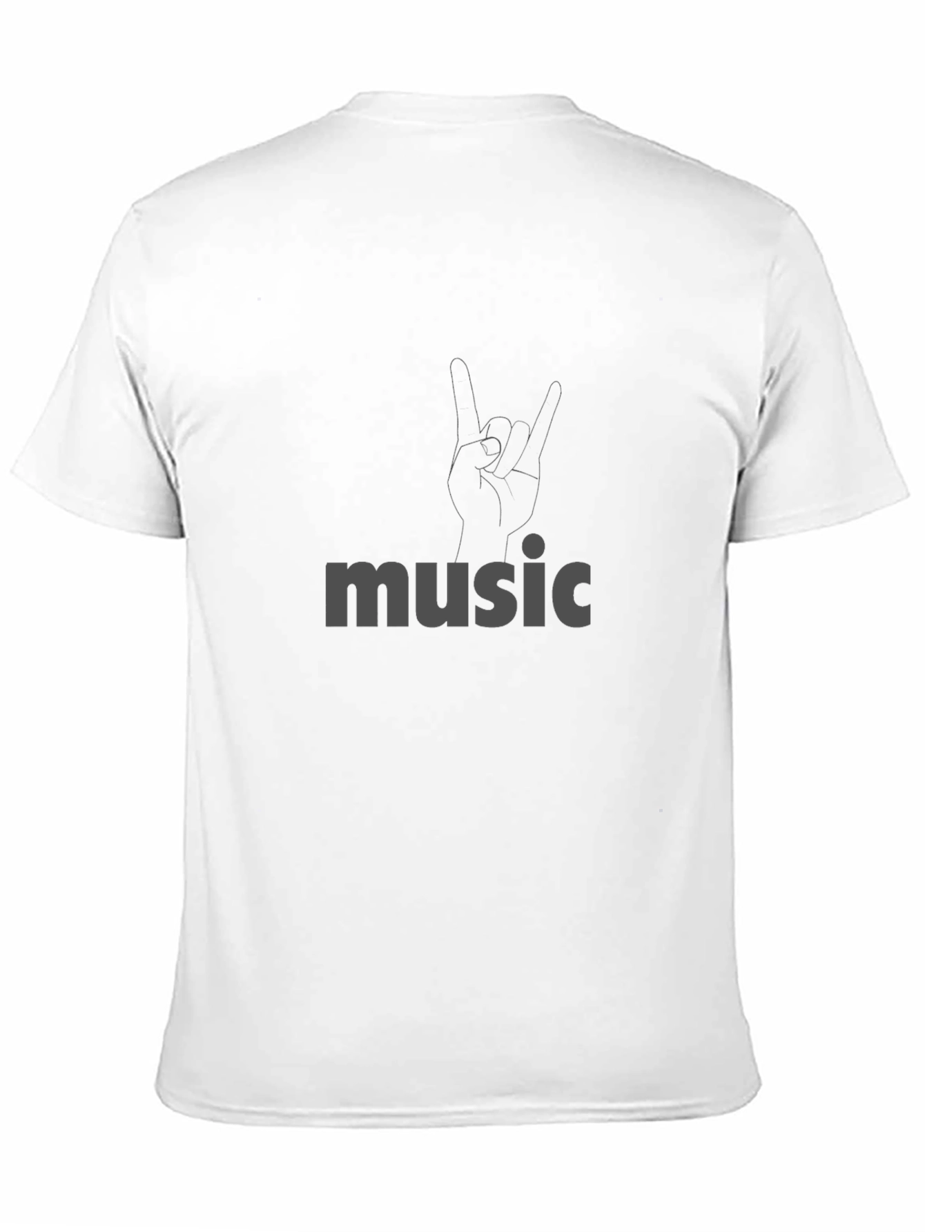 Rock On Music T-Shirt - Stylish Black Tee
