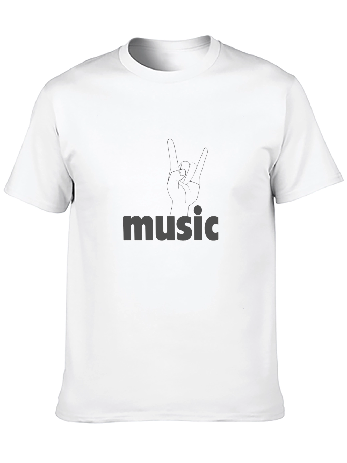 Rock On Music T-Shirt - Stylish Black Tee