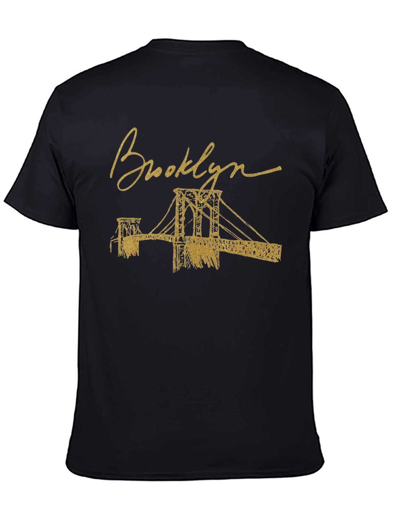 Brooklyn Bridge Graphic Tee - Classic Black T-Shirt