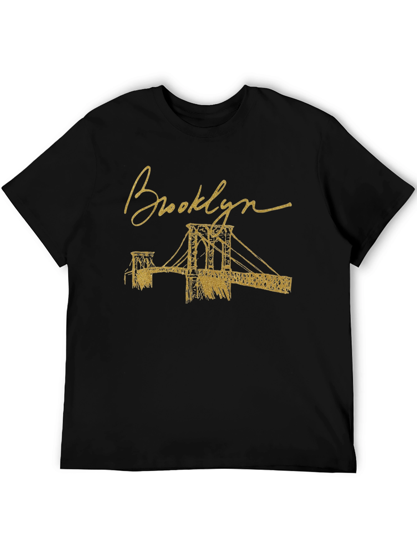 Brooklyn Bridge Graphic Tee - Classic Black T-Shirt