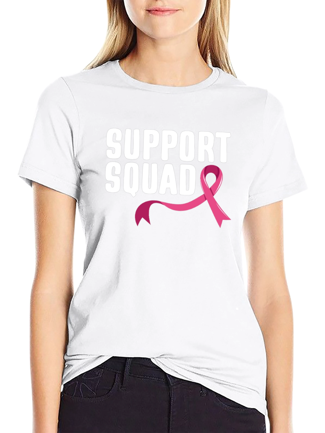 Support Squad Breast Cancer Awareness T-Shirt