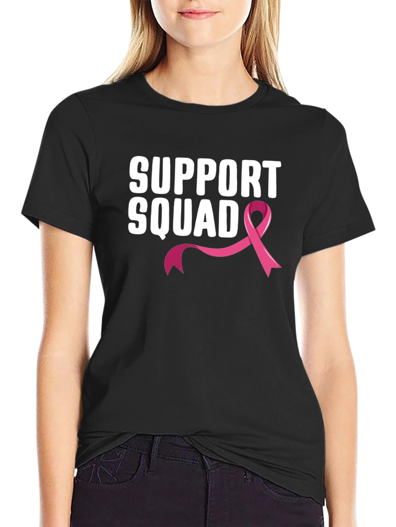 Support Squad Breast Cancer Awareness T-Shirt